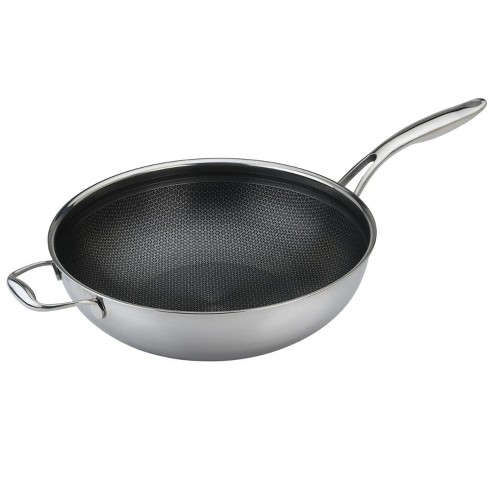 Frieling Black Cube, Wok, 12.5 Dia., Stainless Steel/quick Release : Target