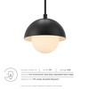 Modway Eclipse Globe Pendant Light, Modern Ceiling Fixture with Orb Design in Black – Stylish Hanging Light for Dining or Living Room - 4 of 4