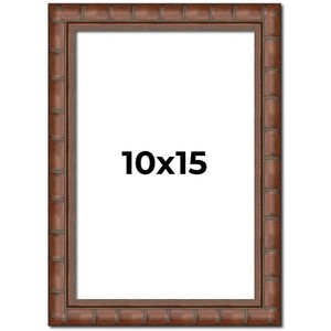 PosterPalooza | 10x15 Modern Bamboo Picture Frame, UV Acrylic, 5 Finishes - 1 of 4