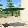 Tangkula Square Cantilever Offset Umbrella Weights Base Water/Sand Filled - 2 of 4
