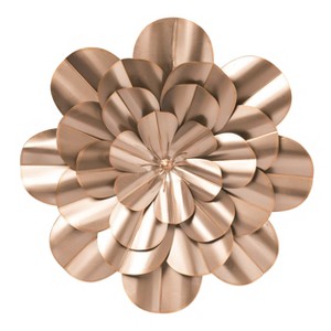 Transpac Metal 23.75" Gold Spring Bloom Wall Decor - 1 of 2