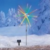 Collections Etc Solar Powered Multicolored Starburst Garden Stake - 2 of 2