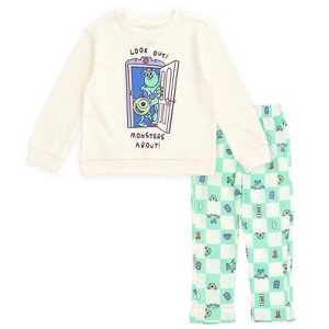 Disney Baby Waffle Knit Pullover Sweatshirt and Jogger Pants Outfit Set Newborn to Infant - 1 of 4