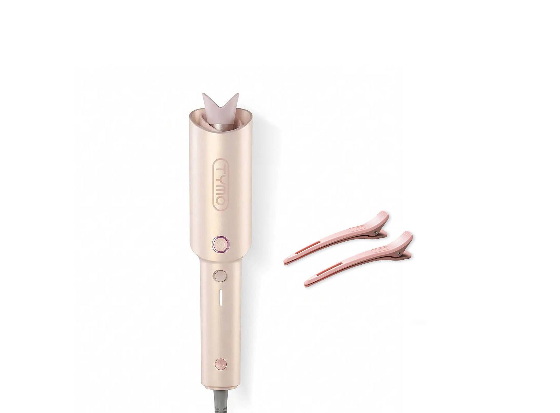 TYMO CurlPro Automatic Curling Iron Set Champagne Pink