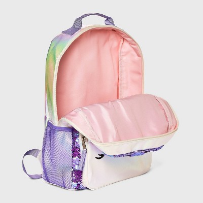 Kids&#39; 16.8&#34; Unicorn Pocket Backpack - Cat &#38; Jack&#8482; White/Purple_2