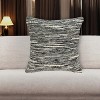 HomeRoots 18" Beige and Black Striped Cotton Throw Pillow - 2 of 4