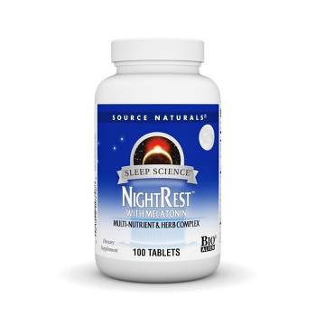 Source Naturals, Inc. Sleep Science Night Rest with Melatonin 100 Tablet  -  100 Tablet