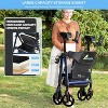 Lycvki Heavy Duty Foldable Rollator Walkers for Seniors with Adjustable Padded Seat and Handle - 4 of 4