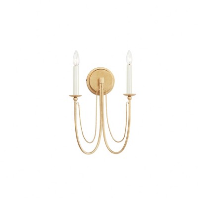 Maxim Lighting Plumette 2 - Light Wall Light in  Gold Leaf