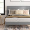 Taylor & Logan Queen Amara Wooden Platform Bed with Headboard Gray - 4 of 4