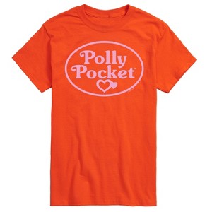 Men's - Polly Pocket - Polly Pocket Pink Logo Short Sleeve Graphic T-Shirt - 1 of 4