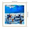 Amanti Art Date Night One by Ronald West Wood Framed Wall Art Print - 4 of 4