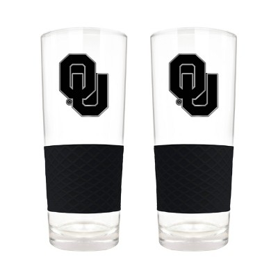 NCAA Oklahoma Sooners 22oz Score Pint Glass Set - 2pc