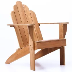 Sherwood Teak Adirondack Chair - Natural Teak - Cambridge Casual