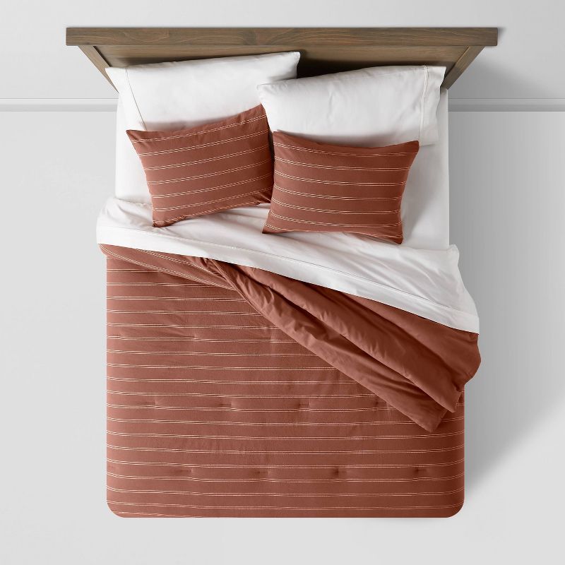 Simple Woven Stripe Comforter & Sham Set - Threshold™, 4 of 9