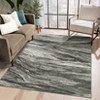 Area Rug Machine Washable Rug Abstract Carpet Stain Resistant Non-Slip Accent Rug Modern Abstract Living Room Rug Indoor Floor Cover for Dining Office - 2 of 4