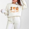 Simply Sage Market Coquette Howdy Fall Lightweight Garment Dyed Sweatshirt - 2 of 4