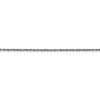 Black Bow Jewelry 1.7mm, 14k White Gold, Ropa Chain Anklet - 2 of 4