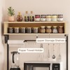 Bestier 65" Bakers Rack with Power Outlets, 5-Tier Kitchen Storage Shelves, Microwave Stand with 2 Wire Basket & 10 Hooks - 4 of 4