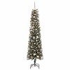 vidaXL Artificial Christmas Tree with 300 LEDs Green 58 x 58 x 210 cm - 3 of 4