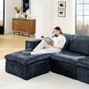 143" Cloud Chenille Modular U-Shaped Sectional Sofa with Deep Seat, No Assembly Required - 3 of 4