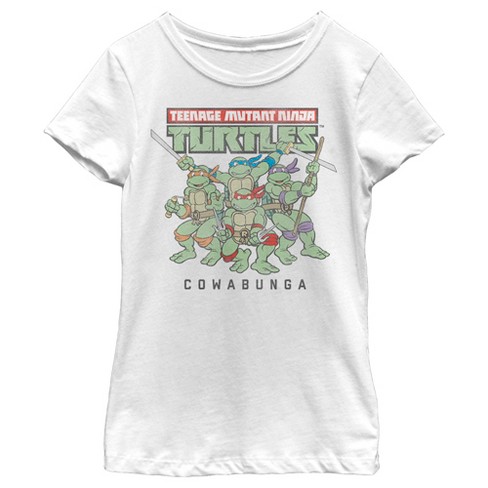 Girl's Teenage Mutant Ninja Turtles Cowabunga T-shirt : Target