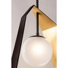 Troy Lighting Origami 1 - Light Pendant in  Bronze Frosted Clear Shade - 4 of 4
