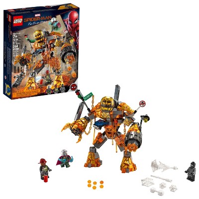lego set with iron spider