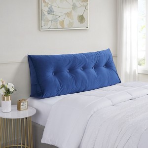 Bed Wedge and Gap Filler Pillow for Headboard with Side Pockets by Sweet Home Collection® - 1 of 4