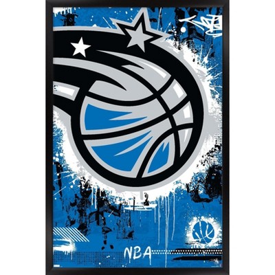 Trends International NBA Orlando Magic - Maximalist Logo 23 Framed Wall Poster Prints