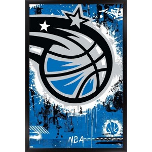 Trends International NBA Orlando Magic - Maximalist Logo 23 Framed Wall Poster Prints - 1 of 4
