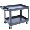 GustoWave 2-Tier Commercial Multifunctional Service Cart with Wheels for Kitchen Bar Office - 2 of 4