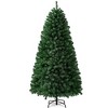 Yaheetech 4.5Ft/6Ft/7.5Ft/9Ft Hinged Spruce Artificial Christmas Tree Holiday Decoration with 1346 PVC Tips&Foldable Base - 2 of 4