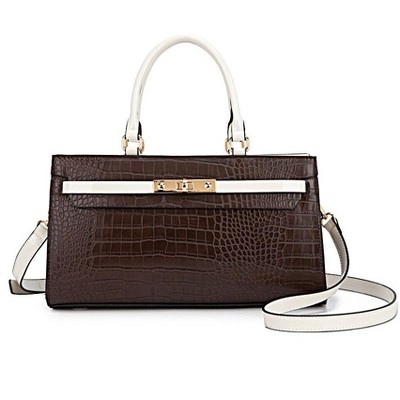 MKF Collection Colby Women’s Satchel in Faux Crocodile Leather Bag by Mia K