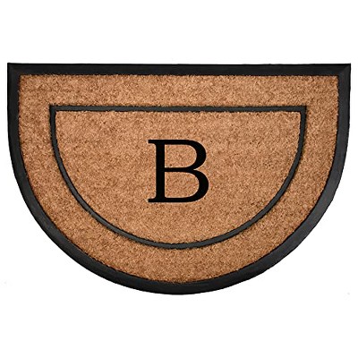 Calloway Mills 106572436B The General Monogram Doormat, 24" x 36", Letter B