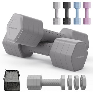Adjustable Dumbbell Set of 2, for Women with Non-Slip Comfort Handle, Free Weights for Home Gym Exercise - 1 of 4