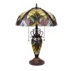 Chloe Lighting Adia Victorian-Style Dark Bronze 3 Light Double Lit Table Lamp16 Inch - 2 of 4