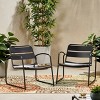 Cowan 2PK Iron Dining Chair - Christopher Knight Home - 2 of 4