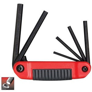 Eklind - Ergo-Fold - SAE - Fold-Up Hex Key Set - 5/32 to 3/8 in. - 6 Pieces - 1 of 1
