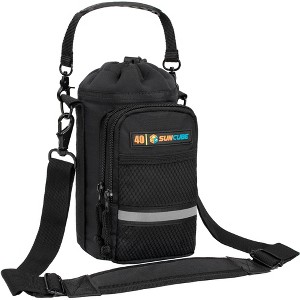 SUN CUBE Water Bottle Holder Strap, Insulated Neoprene Sleeve Bag Carrier, Crossbody Carrying Sling Purse Pouch Pocket Walking Hiking - 1 of 4