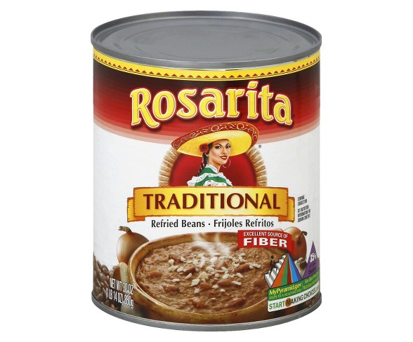Rosarita Traditional Refried Beans 30 oz