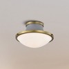 Nuvo Lighting Lafayette 1 - Light Flush Mount in  Matte Gray - 3 of 4