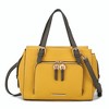 MKF Collection Elise Vegan Leather Color-block Women’s Satchel Bag by Mia K - 2 of 4