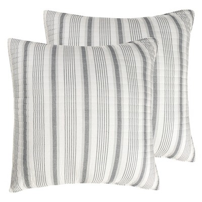 Camden Grey Euro Sham - Set of 2 - Levtex Home