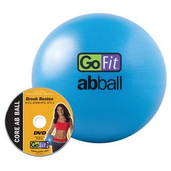 GoFit® 20 cm Core Ab Ball with Training DVD and Inflation Tube