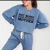 Simply Sage Market Not Bossy Just A Mother Lightweight Garment Dyed Sweatshirt - 2 of 4