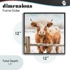 Stupell Industries Cattle at Snowy Fence Framed Giclee Art - 4 of 4