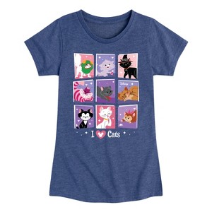 Girls' - Disney - Cats & Dogs Fitted Short Sleeve Graphic T-Shirt - 1 of 4