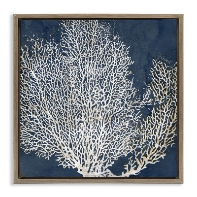 Stupell Industries Sea Coral Ocean Life Silhouette, 18" x 18"
