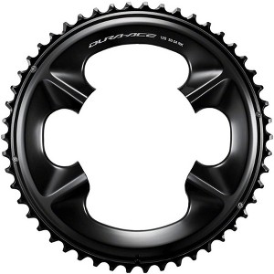 Shimano Dura-Ace FC-R9200 12-Speed Chainring - 50t, Asymmetric 110 BCD, Black, NK - 1 of 1